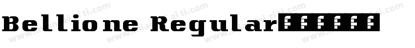 Bellione Regular字体转换